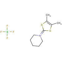 78541-63-6 Piperidinium,1-(4,5-dimethyl-1,3-dithiol-2-ylidene)-tetrafluoroborate chemical structure