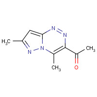 175137-64-1 1-(4,7-DIMETHYLPYRAZOLO[5,1-C][1,2,4]TRIAZIN-3-YL)ETHAN-1-ONE chemical structure