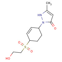 21951-34-8 2,4-dihydro-2-[4-[(2-hydroxyethyl)sulfonyl]phenyl]-5-methyl-3h-pyrazol-3-on chemical structure