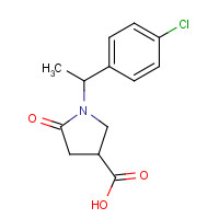 368870-06-8 1-(4-CHLOROPHENETHYL)-5-OXO-3-PYRROLIDINECARBOXYLIC ACID chemical structure