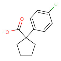 80789-69-1 1-(4-CHLOROPHENYL)-1-CYCLOPENTANECARBOXYLIC ACID chemical structure