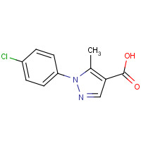 187998-35-2 1-(4-CHLOROPHENYL)-5-METHYL-1H-PYRAZOLE-4-CARBOXYLIC ACID chemical structure