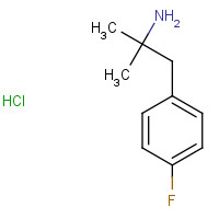 2413-54-9 1-(4-FLUOROPHENYL)-2-METHYL-2-AMINOPROPANE HYDROCHLORIDE chemical structure