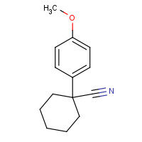 36263-51-1 1-(4-METHOXYPHENYL)-1-CYCLOHEXANECARBONITRILE chemical structure