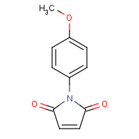 1081-17-0 1-(4-METHOXY-PHENYL)-PYRROLE-2,5-DIONE chemical structure