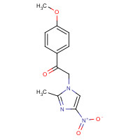 300395-93-1 1-(4-METHOXYPHENYL)-2-(2-METHYL-4-NITRO-1H-IMIDAZOL-1-YL)ETHAN-1-ONE chemical structure