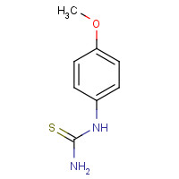 2293-07-4 4-METHOXYPHENYLTHIOUREA chemical structure