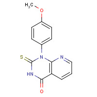 89374-59-4 1-(4-METHOXYPHENYL)-2-THIOXO-1,2,3,4-TETRAHYDROPYRIDO[2,3-D]PYRIMIDIN-4-ONE chemical structure