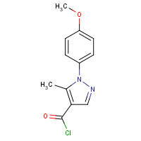 306934-94-1 1-(4-METHOXYPHENYL)-5-METHYL-1H-PYRAZOLE-4-CARBONYL CHLORIDE chemical structure