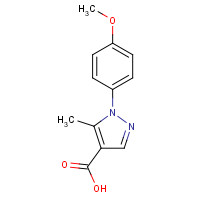 187998-64-7 1-(4-METHOXYPHENYL)-5-METHYL-1H-PYRAZOLE-4-CARBOXYLIC ACID chemical structure