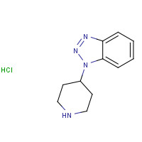 79098-80-9 1-(4-PIPERIDYL)-1H-1,2,3-BENZOTRIAZOLE HYDROCHLORIDE chemical structure