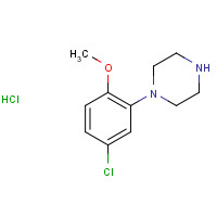 99857-72-4 1-(5-CHLORO-2-METHOXYPHENYL)PIPERAZINE HYDROCHLORIDE chemical structure