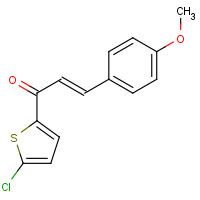 152432-23-0 1-(5-CHLORO-2-THIENYL)-3-(4-METHOXYPHENYL)PROP-2-EN-1-ONE chemical structure