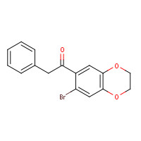 175136-36-4 4,5-ETHYLENEDIOXY-2-PHENYLACETYLBROMOBENZENE chemical structure