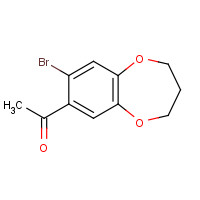 175136-35-3 7-ACETYL-8-BROMO-3,4-DIHYDRO-2H-1,5-BENZODIOXEPINE chemical structure