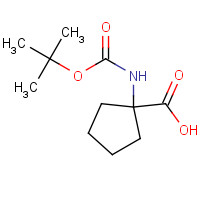 35264-09-6 1-N-Boc-Aminocyclopentanecarboxylic acid chemical structure