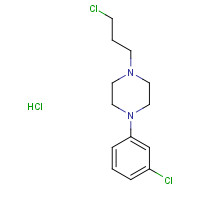 52605-52-4 1-(3-Chlorophenyl)-4-(3-chloropropyl)piperazine hydrochloride chemical structure
