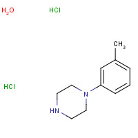 13078-13-2 1-(3-METHYLPHENYL)PIPERAZINE DIHYDROCHLORIDE HYDRATE chemical structure
