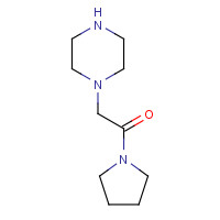39890-45-4 1-((PYRROLIDINE-1-CARBONYL)METHYL)PIPERAZINE chemical structure