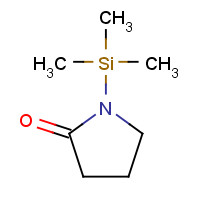 14468-90-7 1-TRIMETHYLSILYL-2-PYRROLIDINONE chemical structure