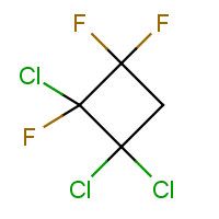 697-17-6 1,1,2-TRICHLORO-2,3,3-TRIFLUOROCYCLOBUTANE chemical structure