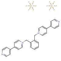 108861-16-1 1,1''-[1,2-PHENYLENEBIS(METHYLENE)]BIS-4,4'-BIPYRIDINIUM BISHEXAFLUOROPHOSPHATE chemical structure