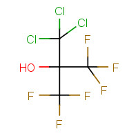 7594-49-2 1,1-BIS(TRIFLUOROMETHYL)-2,2,2-TRICHLOROETHANOL chemical structure
