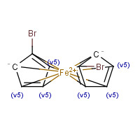 1293-65-8 1,1'-DIBROMOFERROCENE chemical structure