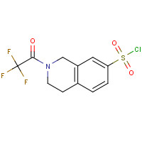 74291-57-9 1,2,3,4-TETRAHYDRO-2-(TRIFLUOROACETYL)ISOQUINOLINE-7-SULFONYL CHLORIDE chemical structure