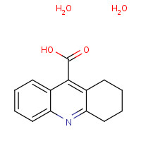 38186-54-8 1,2,3,4-TETRAHYDRO-9-ACRIDINECARBOXYLIC ACID DIHYDRATE chemical structure