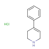 43064-12-6 4-Phenyl-1,2,3,6-tetrahydropyridine hydrochloride chemical structure