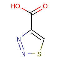 4100-13-4 1,2,3-THIADIAZOLE-4-CARBOXYLIC ACID chemical structure