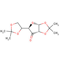 2847-00-9 1,2:5,6-DI-O-ISOPROPYLIDENE-ALPHA-D-RIBO-3-HEXULOFURANOSE chemical structure