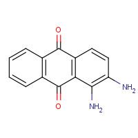 1758-68-5 1,2-DIAMINOANTHRAQUINONE chemical structure