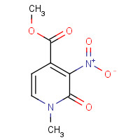350496-33-2 1,2-Dihydro-1-methyl-3-nitro-2-oxo-4-pyridinecarboxylic acid methyl ester chemical structure