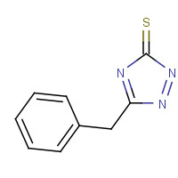28384-40-9 3H-1,2,4-Triazole-3-thione,1,2-dihydro-5-(phenylmethyl)- chemical structure