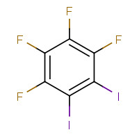 2708-97-6 1,2-DIIODOTETRAFLUOROBENZENE chemical structure