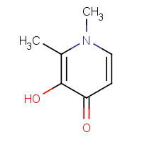 30652-11-0 3-HYDROXY-1,2-DIMETHYL-4(1H)-PYRIDONE chemical structure