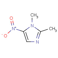 551-92-8 1,2-Dimethyl-5-nitroimidazole chemical structure