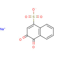 521-24-4 1,2-NAPHTHOQUINONE-4-SULFONIC ACID SODIUM SALT chemical structure