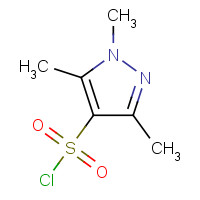 59340-27-1 1,3,5-TRIMETHYL-1H-PYRAZOLE-4-SULFONYL CHLORIDE chemical structure