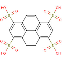 6528-53-6 1,3,6,8-Pyrenetetrasulphonic acid chemical structure