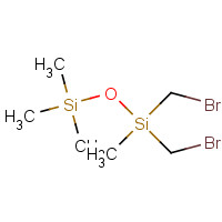 2351-13-5 BIS(BROMOMETHYL)TETRAMETHYLDISILOXANE chemical structure