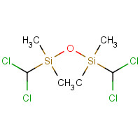 2943-70-6 1,3-BIS(DICHLOROMETHYL)-1,1,3,3-TETRAMETHYLDISILOXANE chemical structure