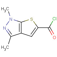 388088-75-3 1,3-DIMETHYL-1H-THIENO[2,3-C]PYRAZOLE-5-CARBONYL CHLORIDE chemical structure