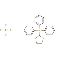 77432-49-6 Phosphonium,1,3-dithiolan-2-yltriphenyl-,tetrafluoroborate(1-) chemical structure