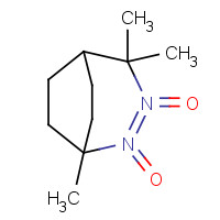 34122-40-2 2,3-diazabicyclo[3.2.2]non-2-ene,1,4,4-trimethyl-,2,3-dioxide chemical structure