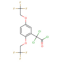 76784-42-4 1,4-BIS(2,2,2-TRIFLUOROETHOXY)-2-(TRICHLOROACETYL)BENZENE chemical structure