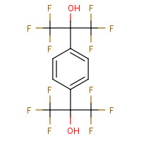 1992-15-0 1,4-BIS(2-HYDROXYHEXAFLUOROISOPROPYL)BENZENE chemical structure