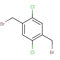 19036-27-2 1,4-BIS(BROMMETHYL)-2,5-DICHLOROBENZENE chemical structure